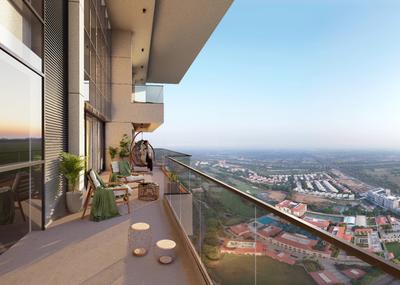 Balcony Image of 5450 Sq.ft 4 BHK Apartment / Flat for sale in Adani Belrosa, Shantigram Ahmedabad for Rs. 50000000