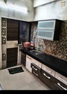 Kitchen Image of 1000 Sq.ft 2 BHK Apartment / Flat for rent in Aastha Homes, Paldi Ahmedabad for Rs. 24000