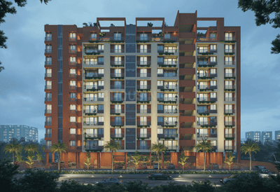 Image of 2025 Sq.ft 3 BHK Apartment / Flat for sale in Katha Riverdale, Raysan, Gandhinagar for Rs. 9000000