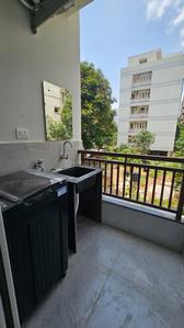Balcony Image of 430 Sq.ft 1 RK Apartment / Flat for rent in Madhapur Hyderabad for Rs. 24000