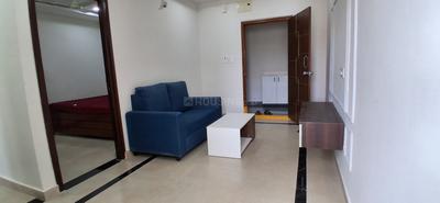 Hall Image of 700 Sq.ft 1 BHK Apartment / Flat for rent in Madhapur Hyderabad for Rs. 32000