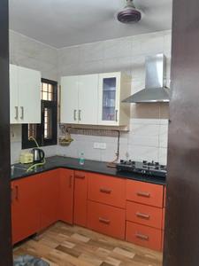Kitchen Image of 1500 Sq.ft 3 BHK Apartment / Flat for rent in Alaknanda New Delhi for Rs. 91000