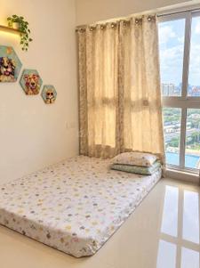 Bedroom Image of 750 Sq.ft 1 BHK Apartment / Flat for rent in Goyal Prime Plaza, Bodakdev Ahmedabad for Rs. 15000