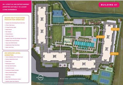 Image of 1518 Sq.ft 3 BHK Apartment / Flat for sale in Kumar Parc Residences A2, Hadapsar, Pune for Rs. 19000000