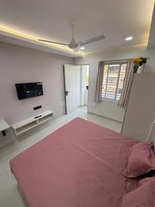 Bedroom Image of 450 Sq.ft 1 RK Builder Floor for rent in Scheme No 114 Indore for Rs. 17000