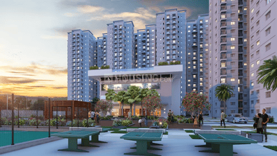 Image of 818 Sq.ft 2 BHK Apartment / Flat for sale in Shriram 122 West, Mangadu, Chennai for Rs. 6400000