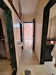 Kitchen Image of 750 Sq.ft 1 BHK Apartment / Flat for rent in Vrindavan Garden, Kalyan West Kalyan for Rs. 15000