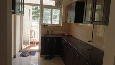 Kitchen Image of 1400 Sq.ft 2 BHK Apartment / Flat for rent in Golden Blossom, K R Puram Bengaluru for Rs. 43000