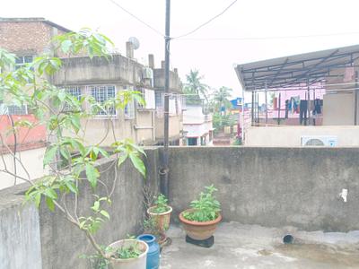 Terrace Image of 500 Sq.ft 1 RK Independent House for rent in Paschim Putiary Kolkata for Rs. 10000