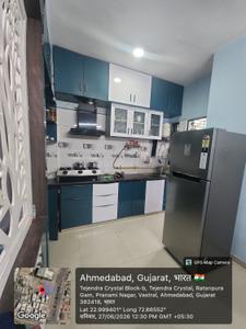 Kitchen Image of 1215 Sq.ft 2 BHK Apartment / Flat for sale in Vastral Ahmedabad for Rs. 4400000