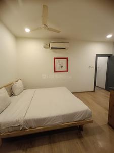 Bedroom Image of 1000 Sq.ft 1 RK Builder Floor for rent in Vijay Nagar Indore for Rs. 11000