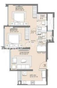 Image of 626 Sq.ft 2 BHK Apartment / Flat for sale in Arkade Rare, Bhandup West, Mumbai for Rs. 16500000