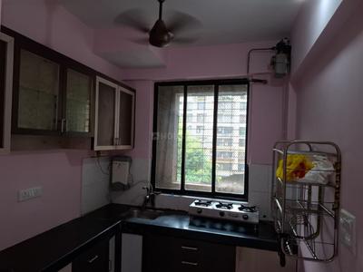 Kitchen Image of 528 Sq.ft 1 BHK Apartment / Flat for rent in CIDCO Fam CHS, Kopar Khairane Navi Mumbai for Rs. 32500