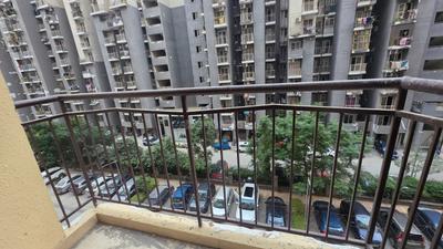 Balcony Image of 900 Sq.ft 2 BHK Apartment / Flat for rent in Aditya City Apartments Phase 2, Wave City Ghaziabad for Rs. 15000