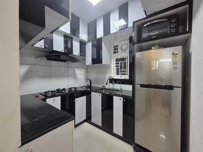 Kitchen Image of 1111 Sq.ft 3 BHK Apartment / Flat for rent in Sowparnika Jazzmyna, Kunnamangalam Kozhikode for Rs. 38000