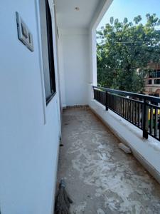 Balcony Image of 600 Sq.ft 1 BHK Builder Floor for rent in Scheme No 94C Indore for Rs. 19000