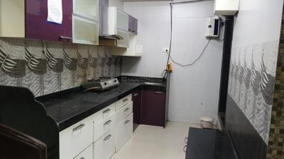 Kitchen Image of 1000 Sq.ft 2 BHK Duplex for rent in Shivshankar Plaza, Airoli Navi Mumbai for Rs. 60000