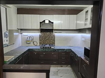 Kitchen Image of 1300 Sq.ft 2 BHK Apartment / Flat for rent in Jai Maa Apartment, Sector 5 Dwarka New Delhi for Rs. 38000