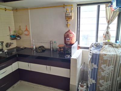 Kitchen Image of 408 Sq.ft 1 BHK Apartment / Flat for sale in Adajan Surat for Rs. 1700000