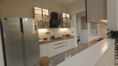 Kitchen Image of 2000 Sq.ft 4 BHK Apartment / Flat for rent in Ahura Osian One And Only Phase I, Mundhwa Pune for Rs. 115000