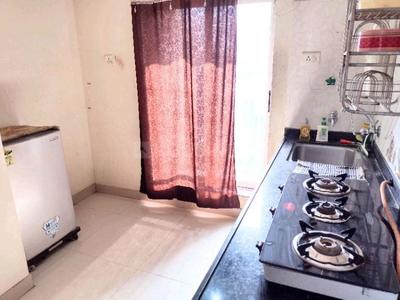 Kitchen Image of 680 Sq.ft 1 BHK Apartment / Flat for rent in Sunrise Glory, Shilphata Thane for Rs. 25000