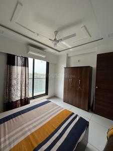 Bedroom Image of 1121 Sq.ft 2 BHK Apartment / Flat for rent in Shikshapatri The Sky Court, Sargasan Gandhinagar for Rs. 26000