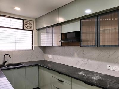 Kitchen Image of 2300 Sq.ft 3 BHK Builder Floor for rent in Palm Floor Ardee City, Sector 52 Gurgaon for Rs. 55000