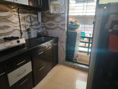 Kitchen Image of 650 Sq.ft 1 BHK Apartment / Flat for sale in Kalamboli Navi Mumbai for Rs. 4500000