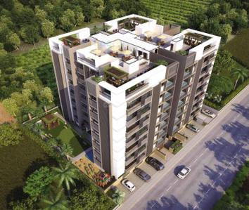 Image of 2638 Sq.ft 3 BHK Apartment / Flat for sale in Shree Radha Jaldeep Vertex, Ambli, Ahmedabad for Rs. 23100000