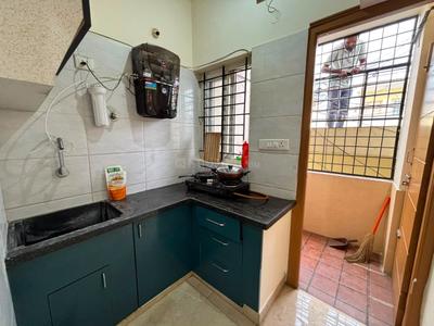 Kitchen Image of 630 Sq.ft 1 BHK Apartment / Flat for rent in HSR Layout Bengaluru for Rs. 30000