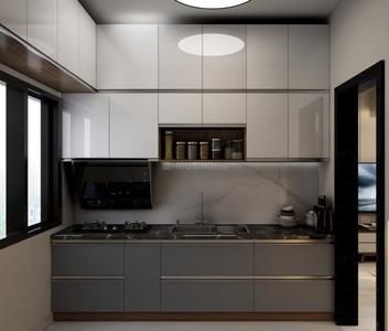 Kitchen Image of 810 Sq.ft 2 BHK Apartment / Flat for sale in Aastha Omkar, Titwala Thane for Rs. 3500000
