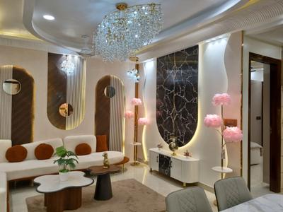 Living Room Image of 1300 Sq.ft 4 BHK Apartment / Flat for sale in The Shiva Luxury Homes, Uttam Nagar New Delhi for Rs. 13000000