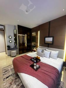 Bedroom Image of 1200 Sq.ft 2 BHK Apartment / Flat for rent in Rustomjee Azziano, Thane West Thane for Rs. 68000