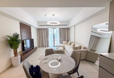 Hall Image of 746 Sq.ft 1 BHK Apartment / Flat for rent in Umm Suqeim Dubai for Rs. 292500