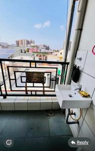 Balcony Image of 895 Sq.ft 2 BHK Apartment / Flat for rent in Memnagar Ahmedabad for Rs. 35000