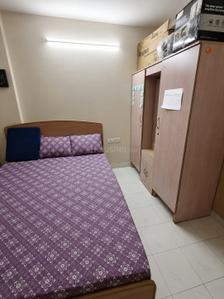 Bedroom Image of 570 Sq.ft 1 BHK Apartment / Flat for rent in Wadhwani Mayureshwar Sai Nisarg Park, Pimple Saudagar Pune for Rs. 25000
