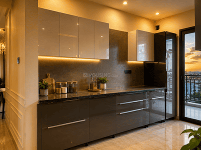 Kitchen Image of 2200 Sq.ft 4 BHK Apartment / Flat for sale in Galaxy Luxotica, Dalanwala Dehradun for Rs. 25000000