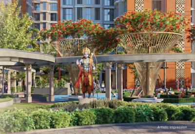 Image of 580 Sq.ft 1 BHK Apartment / Flat for sale in Oyster Nature Vista Building 1, Dwarli Gaon, Kalyan for Rs. 3200000