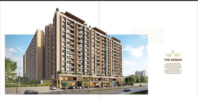 Image of 1413 Sq.ft 2 BHK Apartment / Flat for sale in Sheladia Kingston, Odhav, Ahmedabad for Rs. 4500000