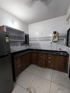 Kitchen Image of 1200 Sq.ft 3 BHK Apartment / Flat for rent in Seven 9 Sky, Chhani Vadodara for Rs. 17000