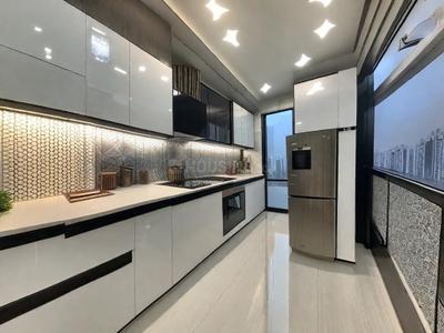 Kitchen Image of 2400 Sq.ft 4 BHK Apartment / Flat for sale in Tejukaya The Edge, Parel Mumbai for Rs. 130000000