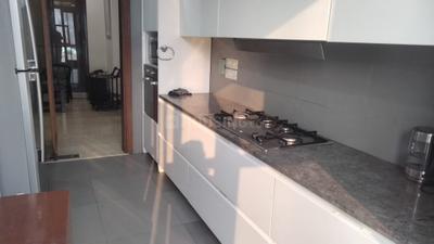 Kitchen Image of 4000 Sq.ft 3 BHK Builder Floor for rent in Hauz Khas New Delhi for Rs. 160000