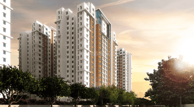 Image of 987 Sq.ft 2 BHK Apartment / Flat for sale in Doshi Risington 2, Karapakkam, Chennai for Rs. 10100000