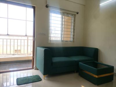 Living Room Image of 600 Sq.ft 1 BHK Independent House for rent in Bellandur Bengaluru for Rs. 30000