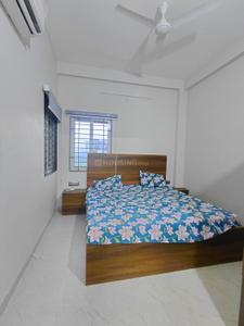 Bedroom Image of 550 Sq.ft 1 BHK Builder Floor for rent in Mahalakshmi Nagar Indore for Rs. 18500