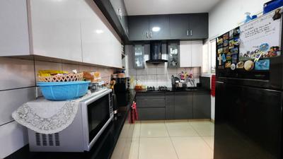 Kitchen Image of 1362 Sq.ft 3 BHK Apartment / Flat for sale in GR Sankalpa by GR Constructions, Choodasandra Bengaluru for Rs. 13500000