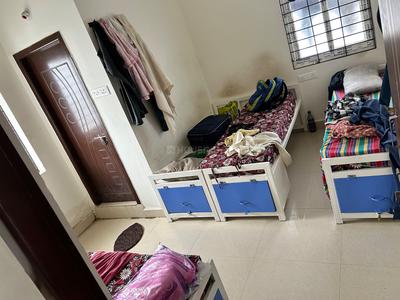 Bedroom Image of Sri srinivasa pg deluxe co-living in Hafeezpet, Hyderabad