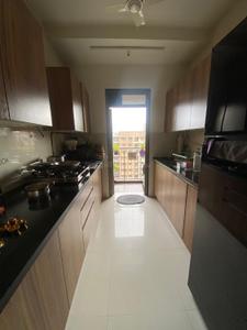 Kitchen Image of 1150 Sq.ft 2 BHK Apartment / Flat for rent in Lodha Splendora, Thane West Thane for Rs. 36000