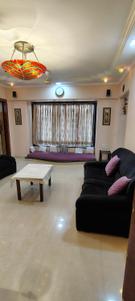 Hall Image of 1200 Sq.ft 2 BHK Apartment / Flat for rent in Sagar Darshan Towers, Nerul Navi Mumbai for Rs. 75000