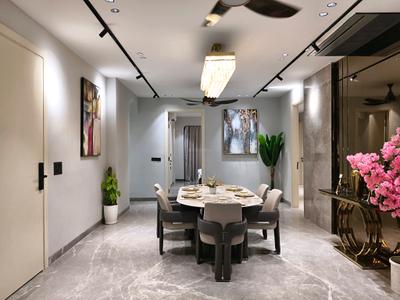 Dining Area Image of 2160 Sq.ft 4 BHK Builder Floor for sale in Adani Samsara Avasa, Kadarpur Gurgaon for Rs. 31500000